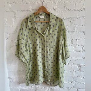 AMERICAN VINTAGE Silk Blouse Size Large